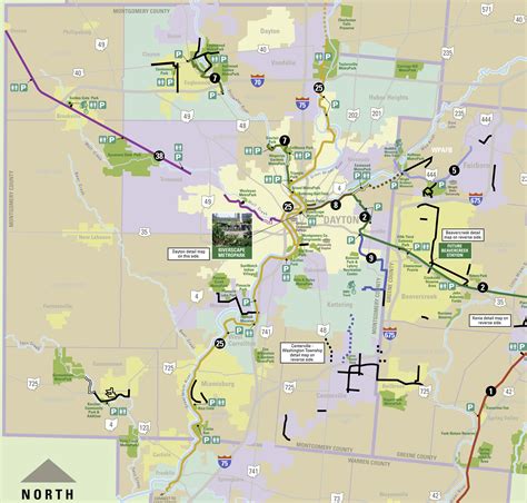 Dayton Ohio Bike Trail Map